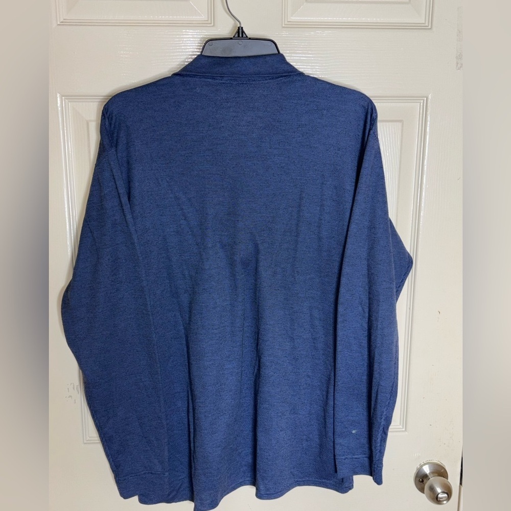 Patagonia Zip Neck Pullover Men Large Blue Capilene Baselayer Outdoors​​ - Picture 3 of 4